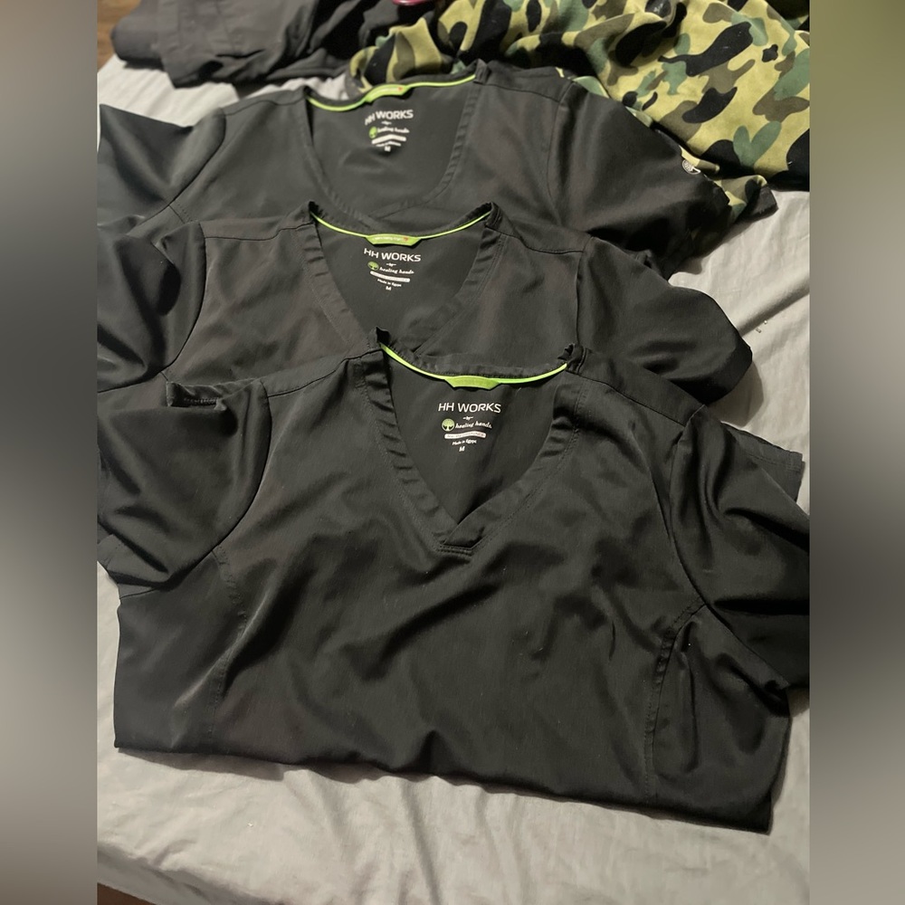 Black Petite scrubs
